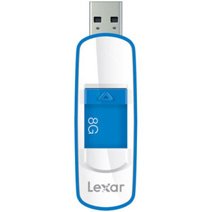 Lexar JumpDrive S73 USB 3.0 8GB Flash Drive, Blue: Picture 1 regular