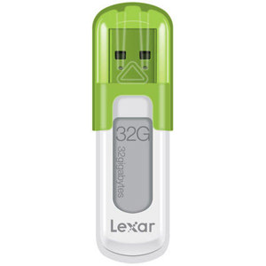 Lexar 32GB JumpDrive V10 USB Flash Drive, White: Picture 1 regular