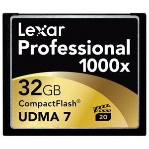 Lexar 32GB Professional 1000x CompactFlash Memory Card: Picture 1 regular
