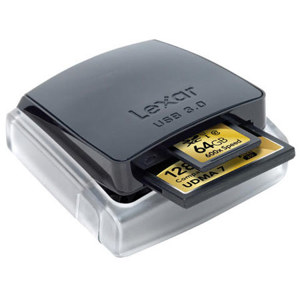 Lexar Professional USB 3.0 Dual Slot Reader, LRW307URBNA: Picture 1 regular