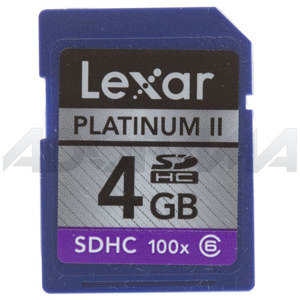 Lexar LSD4GBBSBNA100 4GB, 100x SDHC Memory Card: Picture 1 regular