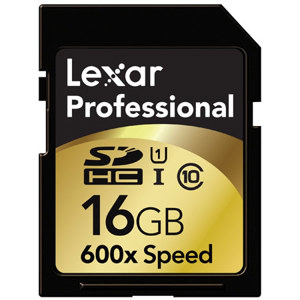 Lexar 16GB Professional 600x SDHC UHS-I Memory Card: Picture 1 regular