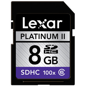 Lexar LSD8GBBSBNA100 8GB, 100x SDHC Memory Card: Picture 1 regular