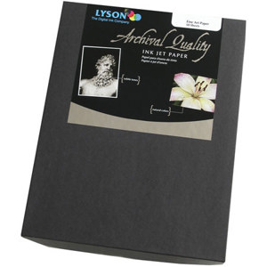  Lyson Standard Fine Art Luster Watercolor Inkjet Paper, 310gsm., 8.5x11", 10 Sheets. 