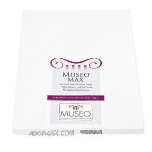  Museo Max,  Fine Art Matte Inkjet Paper, 365gsm, 21mil, 35x47", 25 Sheets. 