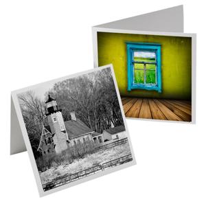  Museo Baronial Style, Square 5.25x5.25 Two-Sided Matte, Archival Inkjet Artist Cards, 220gsm, 1000 Pieces without Matching Envelopes, 14mil. 