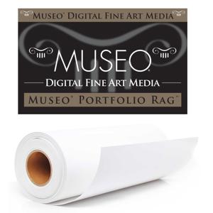  Museo Portfolio Rag Extra Smooth Matte Fine Art Inkjet Paper, 300gsm, 36"x50' Roll 