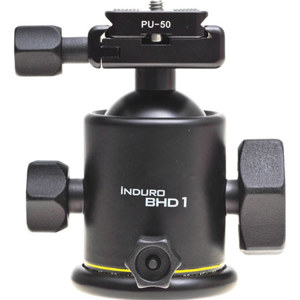  Induro BHD1 Magnesium Dual-Action Ballhead with Quick Release for Size 1 Tripods, Supports 26 lbs. 