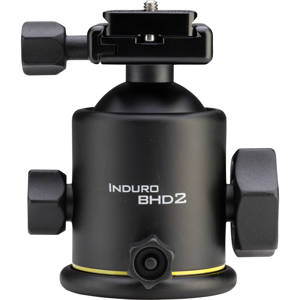  Induro BHD2 Magnesium Dual-Action Ballhead with Quick Release for Size 2 Tripods, Supports 39 lbs. 