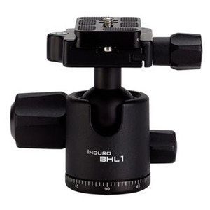  Induro BHL1 Low Profile Ball Head with Arca-Swiss Style Quick Release System, 44 lbs Load Capacity 