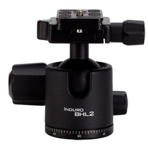  Induro BHL2 Low Profile Ball Head with Arca-Swiss Style Quick Release System, 66 lbs Load Capacity 