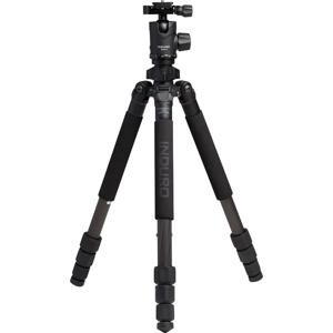  Induro Grand Turismo CGT114 8X Carbon Fiber Tripod Kit, Includes BHM1 Ball Head, SCC1T Carbon 1-Series Grand Turismo Short Column & Carrying Case 