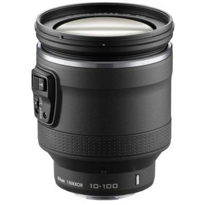  Nikon 1  10-100mm f/4.5-5.6 PD-ZOOM VR Lens for Mirrorless Camera System - Black - Refurbished by  U.S.A. 