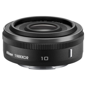  Nikon 1  10mm f/2.8 Lens for Mirrorless Camera System - Black 