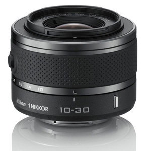  Nikon Nikkor 1 10-30mm f/3.5-5.6 VR Lens, Black 