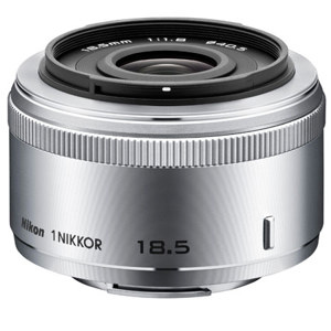  Nikon 1  18.5mm f/1.8 Lens for Mirrorless Camera System - Silver 