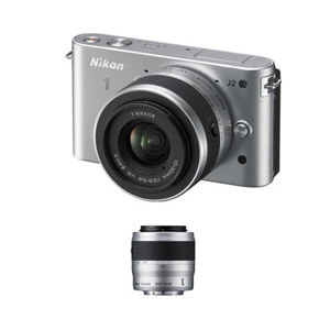 Nikon 1 J2 Mirrorless Digital Camera Two Lens Zoom Kit 27586