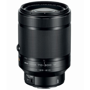  Nikon 1   VR 70-300mm f/4.5-5.6 Lens for Mirrorless Camera System - Black -  U.S.A. Warranty (Black) 
