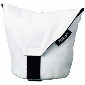  Nikon CL-N101 Soft Lens Case for 1 Nikkor VR 10-30mm f/3.5-5.6 Lens, White 