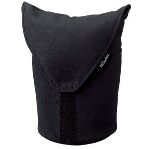  Nikon CL-N102 Soft Lens Case for 1 Nikkor 10-100mm f/4.5-5.6 Lens, Black 