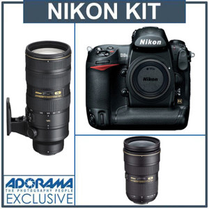 Nikon D3S Digital SLR Camera with Nikon 24-70mm...: Picture 1 regular