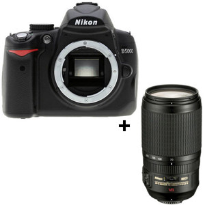 Nikon D5000 DX-Format Digital SLR Camera /Lens ...: Picture 1 regular