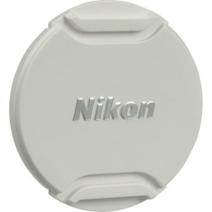  Nikon LC-N55 Black Front Lens Cap for Nikkor 10-100mm f/4.0-5.6 VR Lens, White 