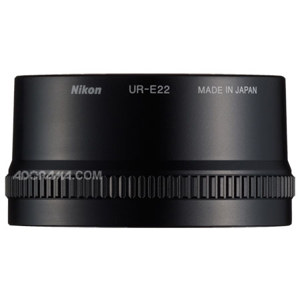  Nikon UR-E22 Adapter Ring, Connects WC-E75A Wide Conversion Lens to the Coolpix P7000 Camera. 