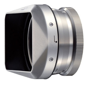  Nikon UR-E24 Filter Adapter and HN-CP18 Lens Hood Set for Coolpix A Camera, Silver 