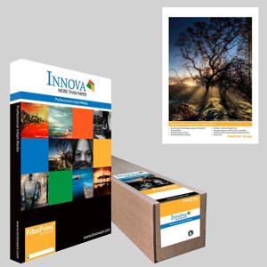  Innova Art Natural White IFA45 FibaPrint Warm Cotton Gloss Inkjet Paper, 335g/m2, 13x19", 25 Sheets 