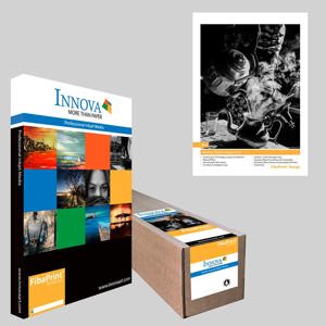  Innova Art 13x19" Fibaprint Photo Silk Fibre Baryta Paper, 50 Sheets 