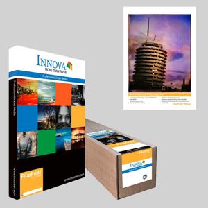  Innova Art F-Type Brilliant White Gloss FibaPrint Inkjet Paper, 300gm2, 36"x49' (15m) Roll. 