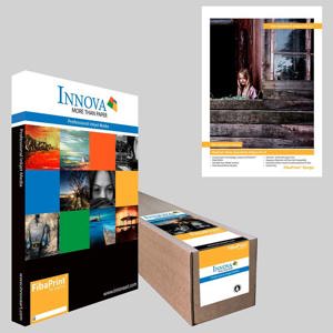  Innova Art Semi-Matte FibaPrint Inkjet Paper, 300gm2, 13x19", 25 Sheets. 