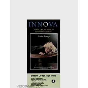  Innova Art Photo Smooth Bright White Matte Archival Inkjet Paper, 315gm2, 11x17", 10 Sheets, 