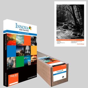  Innova Art Photo Smooth 100% Cotton Natural White Inkjet Paper, 315 gsm, 8.5x11", 10 Sheets 