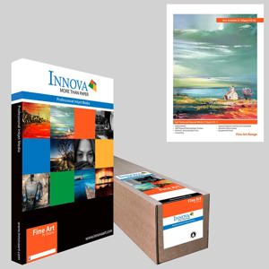  Innova Art Soft-Textured Natural Matte White Inkjet Paper, 315gm2, 4x6", 100 Sheets, 