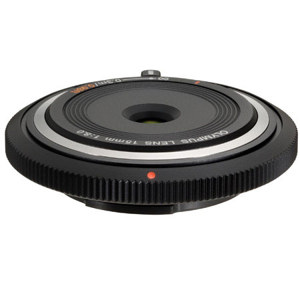  Olympus 15mm f8.0 Body Cap Lens, Black - for Micro Four Thirds System 