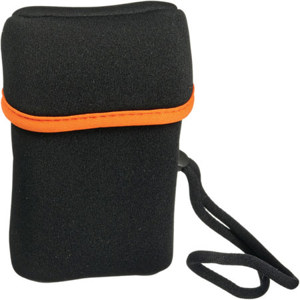 Olympus Neoprene Camera Case with Wrist Strap Black/Orange Trim Thumbnail Image