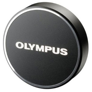  Olympus Black Metal Lens Cap with  Logo for M.Zuiko Digital 17mm 1:1.8 Lens 