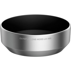  Olympus LH-49B Silver Lens Hood for M.Zuiko 25mm f1.9 E System 