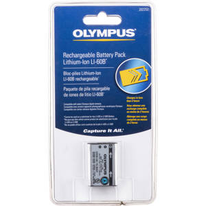 Olympus LI-60B 925mAh Rechargeable Lithium-Ion Battery 3.7v 680mAh (975mA Maxximum) Thumbnail Image