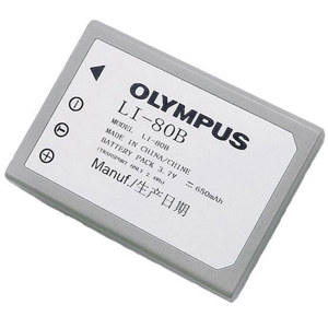 Image :  Olympus LI-80B Rechargeable Lithium-ion Battery 650mAh 3.7V for Various  Digital Cameras 