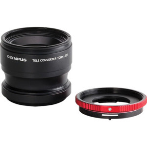  Olympus TCON-T01 Teleconverter for TG-1, TG-2 & TG-3 iHS Cameras with CLA-T01 Adapter ring (IOMCLAT01) 