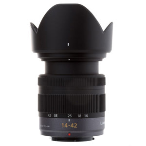  Panasonic 14-42mm F/3.5-5.6 Lumix G Vario Mega OIS Zoom Lens for Micro Four Thirds Lens Mount Systems 