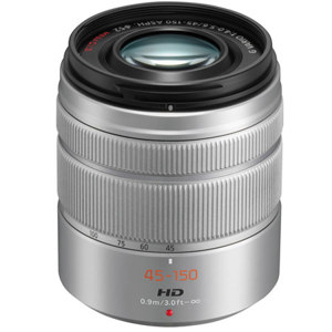  Panasonic Panasonic LUMIX G Vario 45-150mm f/4.0-5.6 ASPH Lens for G Series Cameras, Silver 