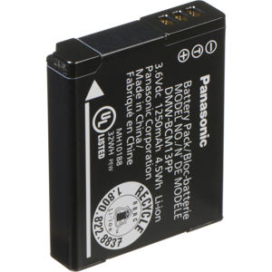 Panasonic 3.6V Lithium-Ion Battery Pack for Lumix Digital Camera Thumbnail Image