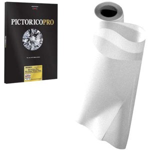  Pictorico PGF100, Hi-Gloss White Inkjet Film, 5.4 mil., 185gsm, 36x65.6" Roll with 2" Core 