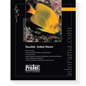  Projet Standard Weight Double Sided Matte Inkjet Paper, 8.0 mil., 5x7", 50 Sheet Pack 