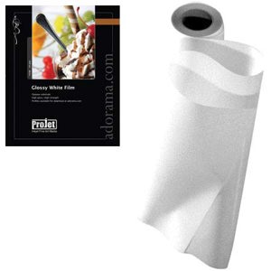  Projet Premium White Inkjet Film, 7mil Glossy Polyester Base, 36"x100' Roll 