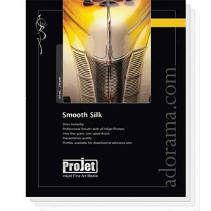  Projet Smooth Silk Surface Resin Coated Inkjet Paper, 9mil., 11x17", 50 Sheet Pack 